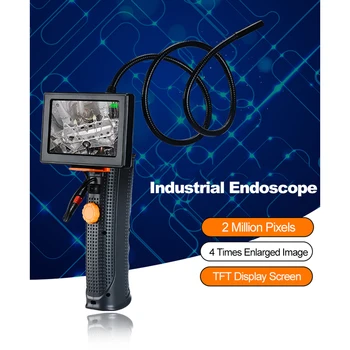 

IP68 Waterproof Snake Tube Borescopes 4.3 Inch Industrial Endoscope Inspection Camera for Auto Repair Tool