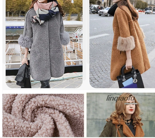 Толстый мех уток Вязание маленький плюшевый муравей ткань плюшевая ткань