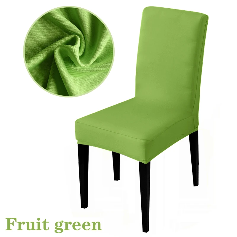 Solid color stretch Chair Cover Spandex Fabric seat Chair Covers restaurant Hotel Party Banquet Slipcovers home decoration event