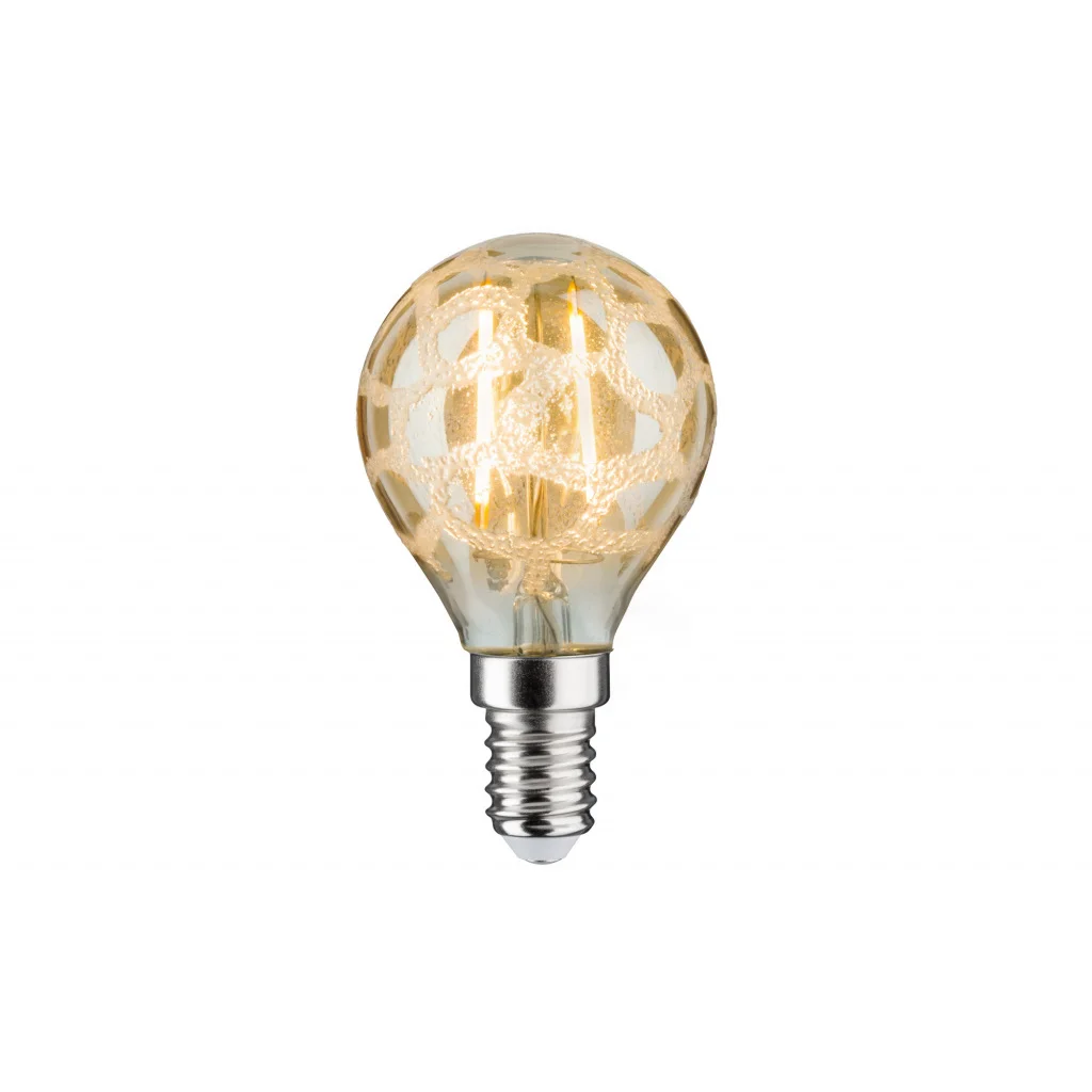 28368 Лампа LED Tropfen 2 5W E14 Krokoeis Gold 2600K | Лампы и освещение