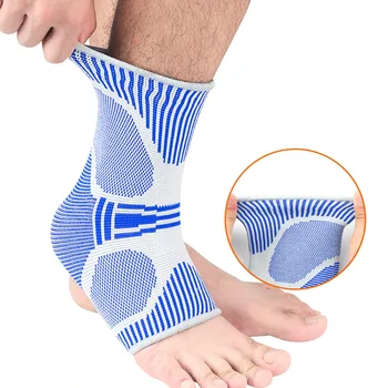 Ademend voor Letsel Herstel Gewrichtspijn Voet Mannen Vrouwen Sport Fitness Sock1 STUKS Enkelbrace Compressie Ondersteuning Mouwen Elastische