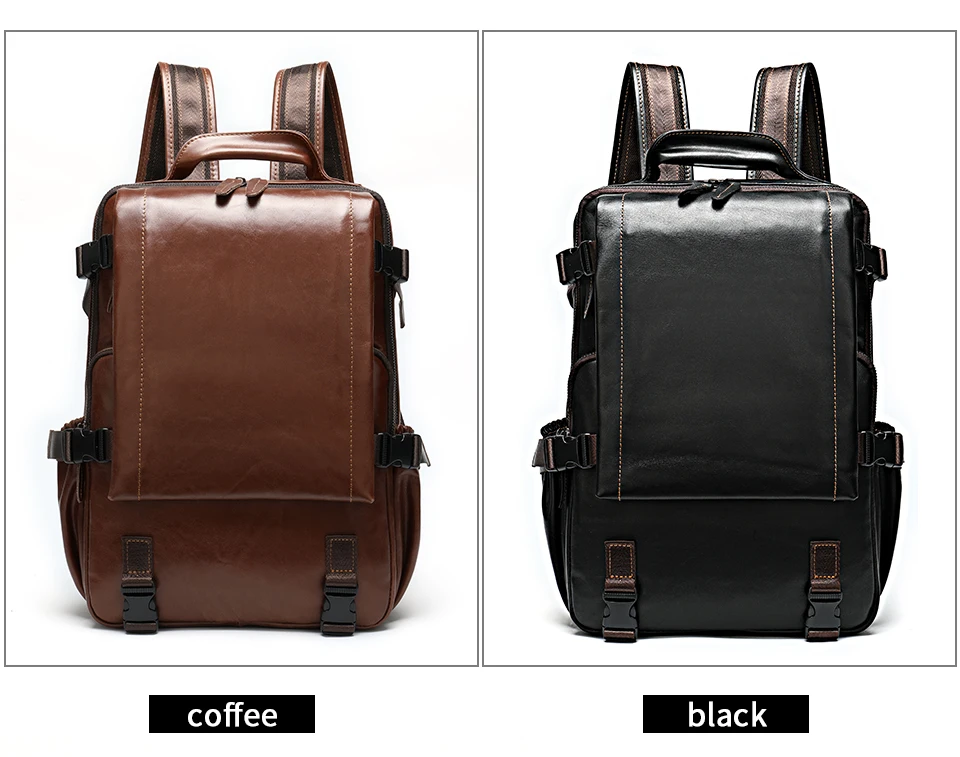 MVA мужской рюкзак из натуральной кожи, Женский Школьный рюкзак, винтажные мужские/женские рюкзаки для ноутбука для девочек/мальчиков, дорожный рюкзак 8985