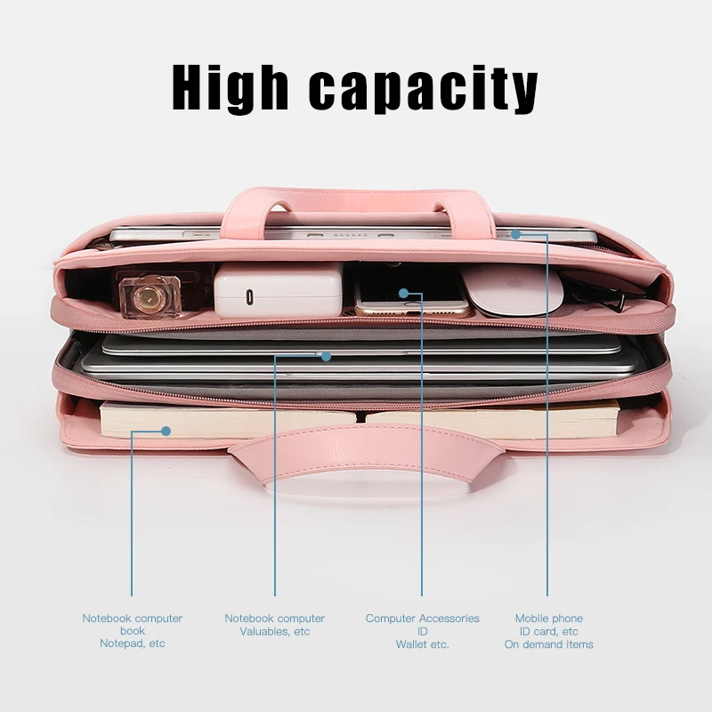 Bolsa do Portátil de 14 Polegadas para Lenovo Macbook m1 m2 ar 133 Xiaomi Huawei 14 Polegadas 156 Pro 15 Dell 13 - Imagem 4