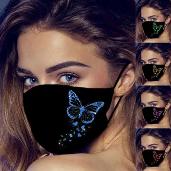 

5pc Mouth Masks For Dust' Protection Anti-face Fabric Facial Mask Washable Earloop Mascarilla Reutilizable Mouth Caps#YL5