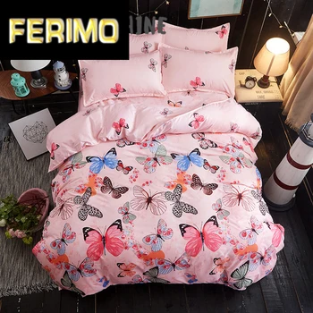 

Comforter Bedding Sets Bedding And Bed Sets Colorful Butterfly Themed Duvet Cover King Size AB#21