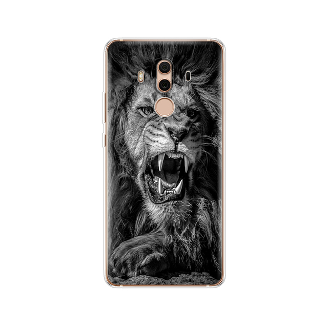 TPU Case For Huawei Mate 10 lite Printing Drawing silicon Phone Cases Cover For Huawei Mate 10 pro coque for mate 10