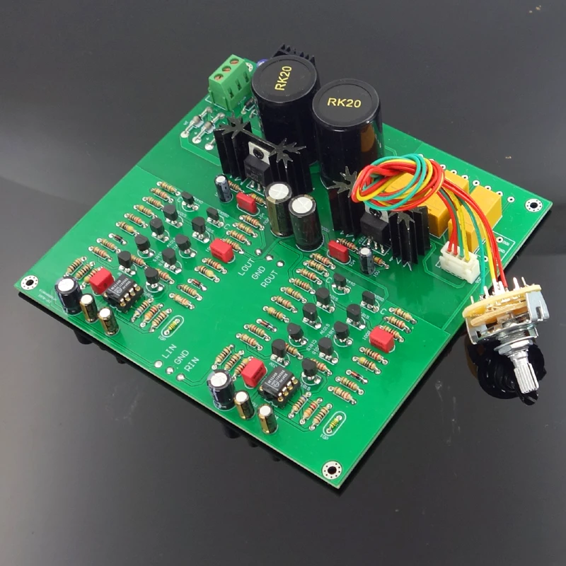 

Refer to Golden Throat C3850 pre-stage circuit kit, Class A output with 3-bit input selection