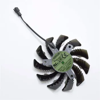 

​ Cooling Fan Replacement T128010SM Cooling Fan 2 Pin/3 Pin 75MM Graphics Card for Gigabyte GTX 970 Repair Parts