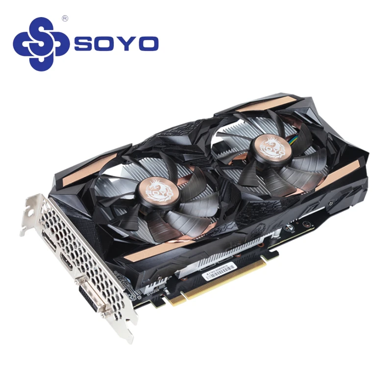 Full New RTX 2060 6GB GDDR6 12nm Games Graphics Cards 192bit Ready RGB 8Pin HDMI-compatible+DP+DVI Video Card For computer