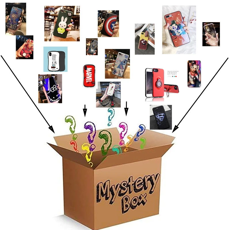 Drop Shipping Mystery Box Phone Case For iPhone 11 12 Pro Max X XR XS