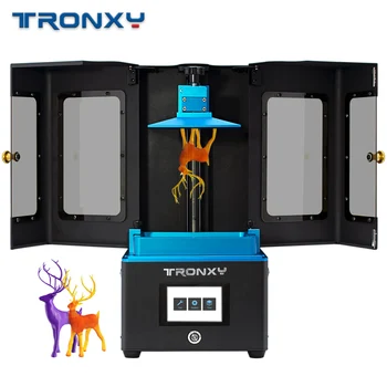 

Tronxy UV Resin 3D Printer High Precision LCD Light Curing 3D Printer with 3.5 Inch Touchscreen 2K Screen Support Off-line Print