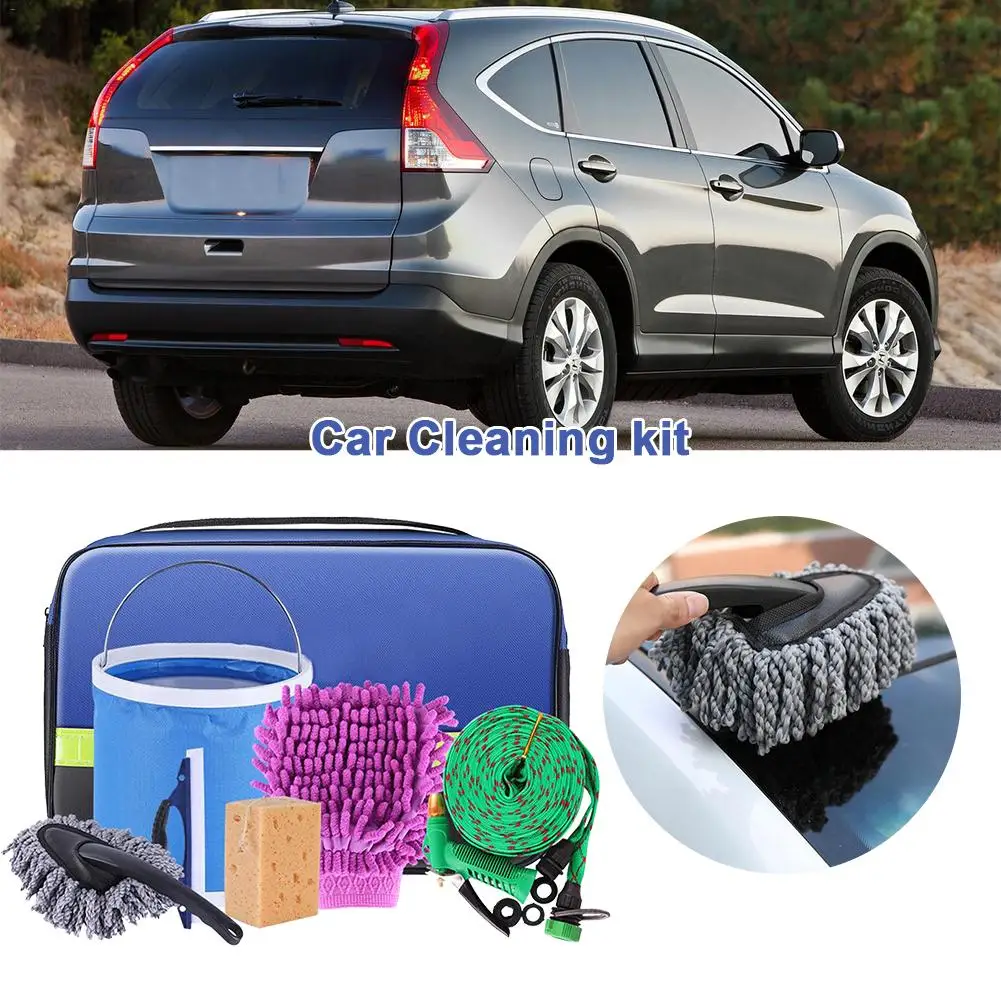 

7PCS/Set Car Wash Combination Tool 4S Shop Gift Set Water Sprayer Cleaning Tool Kit Car Cleaning Accessories