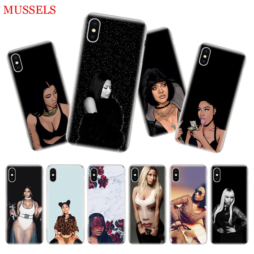 

Nicki Minaj Tumblr Cover Phone Case For iPhone 7 6 X 8 6S Plus XS MAX XR 5S SE 10 Ten Art TPU Coque Capa Shell Cas