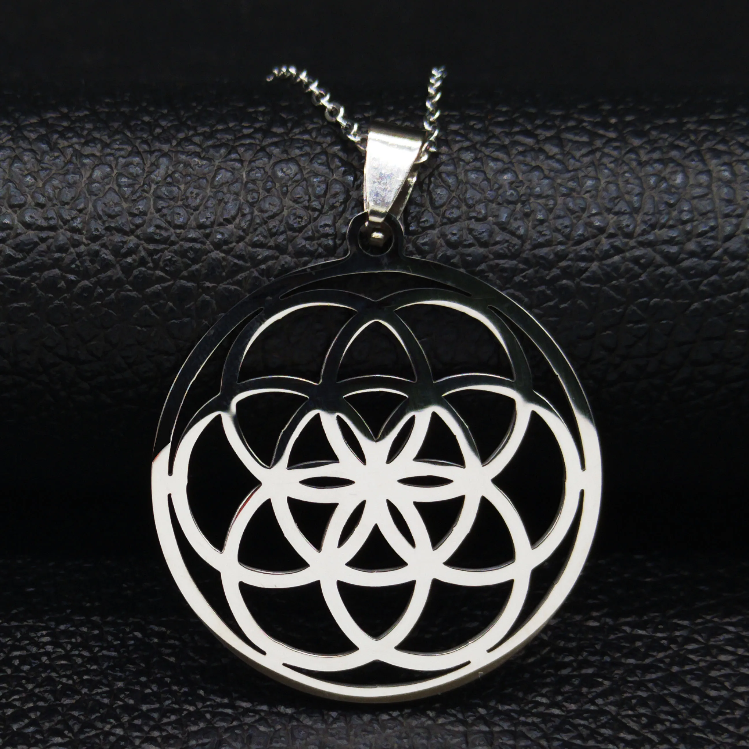 Mandala Flower Life Necklace Chain | Jewelry Geometry Necklace - Flower - Aliexpress