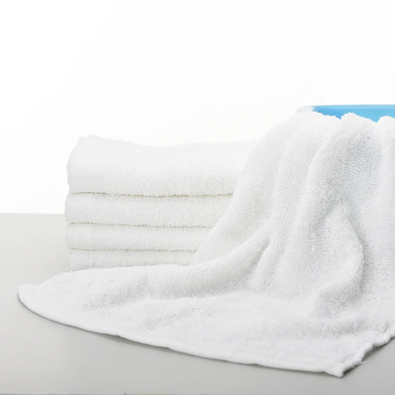 Water-absorbent Cotton Bath Beach Towels White Hotel Towel Set Face Towel For Adults Bathroom Home Washcloths 73*33cm