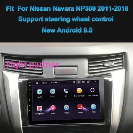 Top 2.5D+IPS android 9.0 car radio multimedia For Nissan Navara Frontier NP300 2011-2017 car dvd gps navigation navi stereo 4