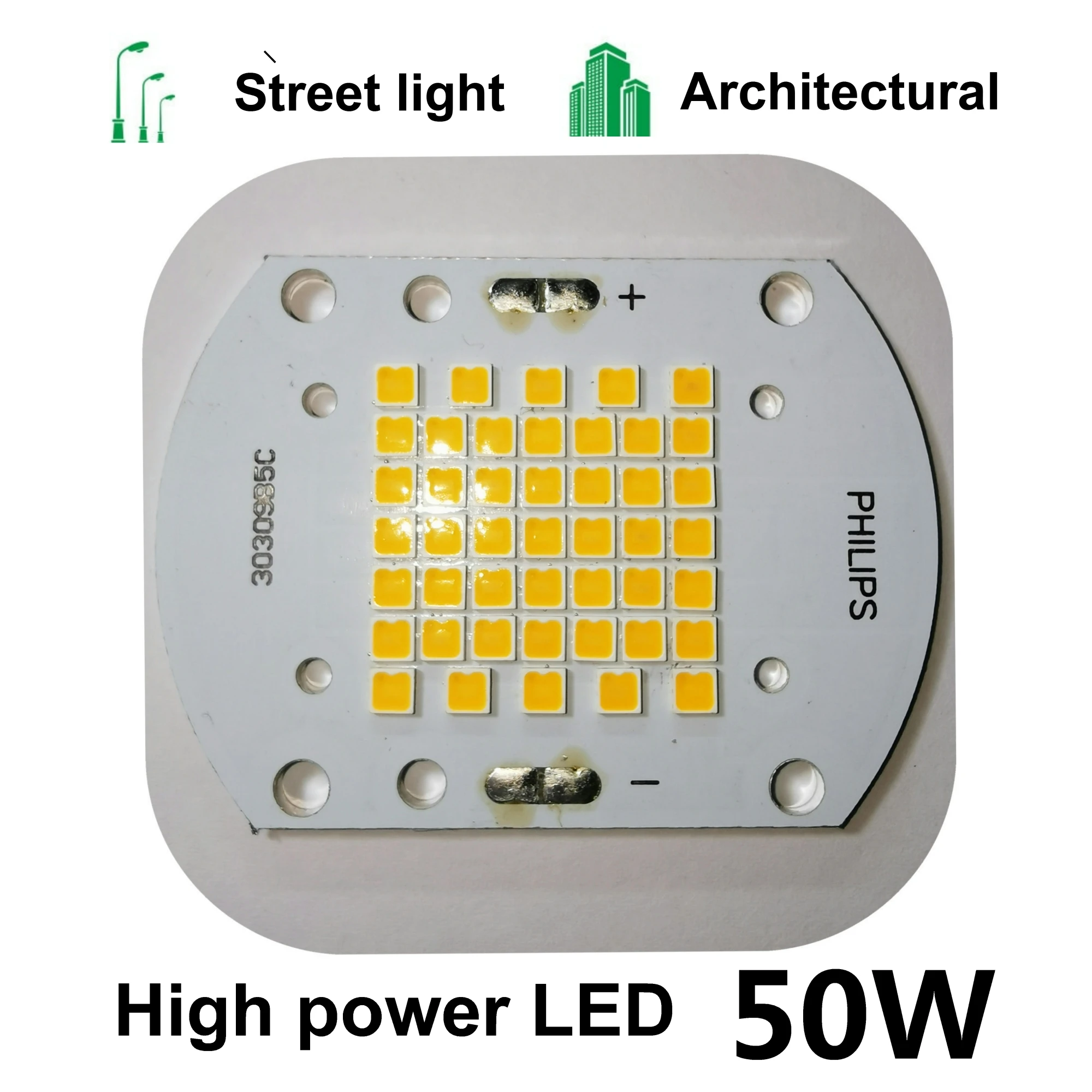 

10pcs COB 40mm56mm 32V-34V 50W