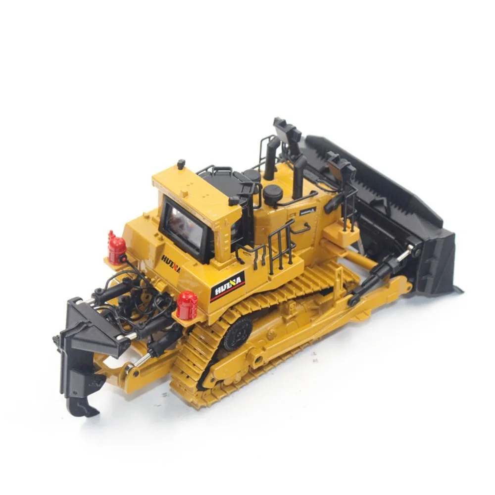 HUINA TOYS 1700 1:50 литой под давлением тяжелый бульдозер инженерный грузовик статическая модель гусеничный колесный бульдозер детские игрушки подарок