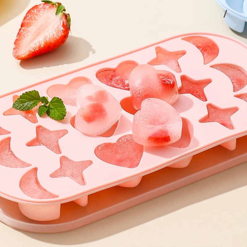 Creative DIY Grids Honeycomb Mini Ice Maker Cube Eco-Friendly Cavity Silicone Tray Mold Durable 3