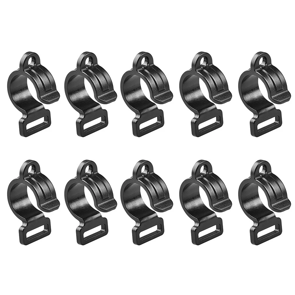 10xTent Clips Suspension Hook Awning Pole Frame Inner Hanger C Clip Conventient 
