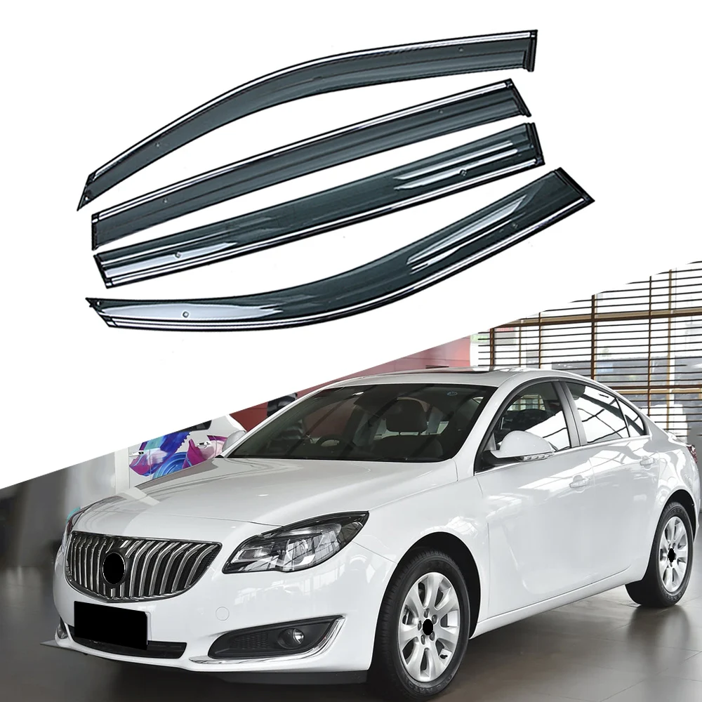 Для BUICK REGAL 2009-, защита от солнца и дождя для окна автомобиля, защита от солнца и дождя, защитная крышка, накладка, рамка, наклейка, внешние аксессуары