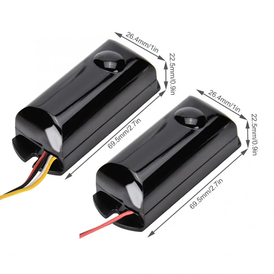 Infrared Alarm Detector Compact Singal Radiation Beam Door Window Infrared Detector Alarm for Home Security hot