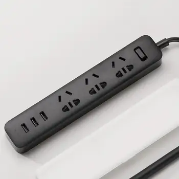 

Xiaomi 3 Port USB 2A Quick Charging Sokect Charger Smart Socket Plug Overload Protection Extension Socket