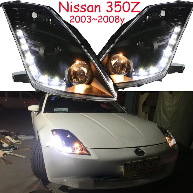 2003~2008y car bupmer head light for Nissan 350Z headlight car accessories LED DRL HID xenon fog for Nissan 350Z headlamp - Цвет: picture