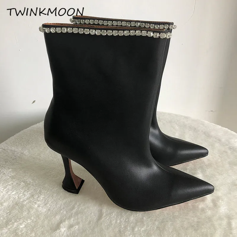 ankle boots crystal07