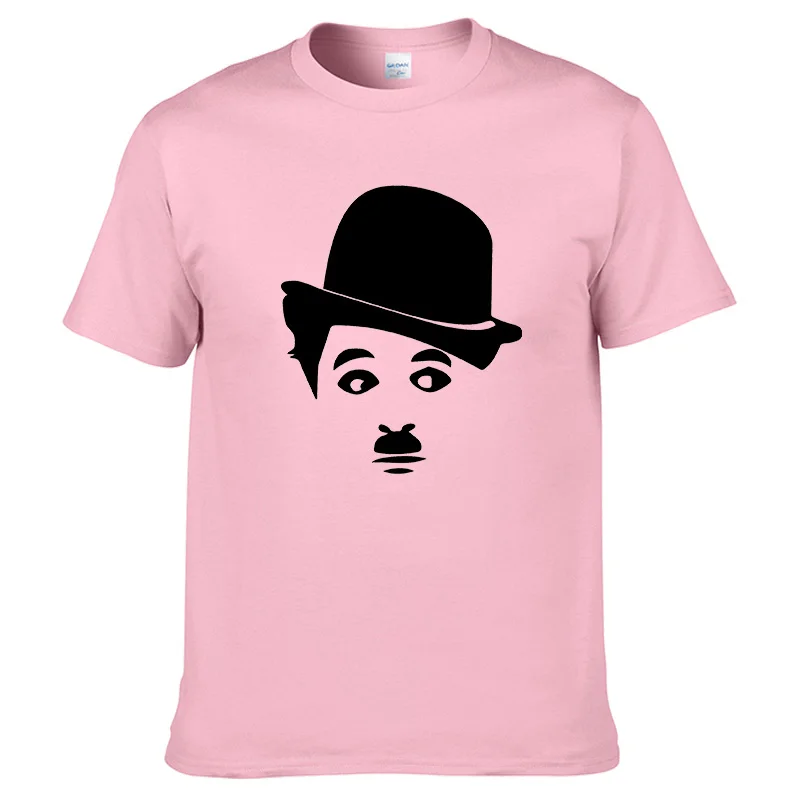 4 Классическая забавная Футболка с принтом Chaplin в стиле Харадзюку, летняя модная мужская уличная одежда в стиле хип-хоп с коротким рукавом, высокое качество, хлопок - Цвет: 4