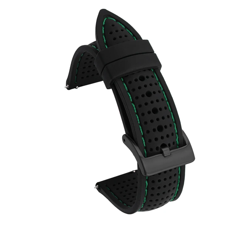 Silicone Sport Strap Waterproof Rubber Replacement Band
