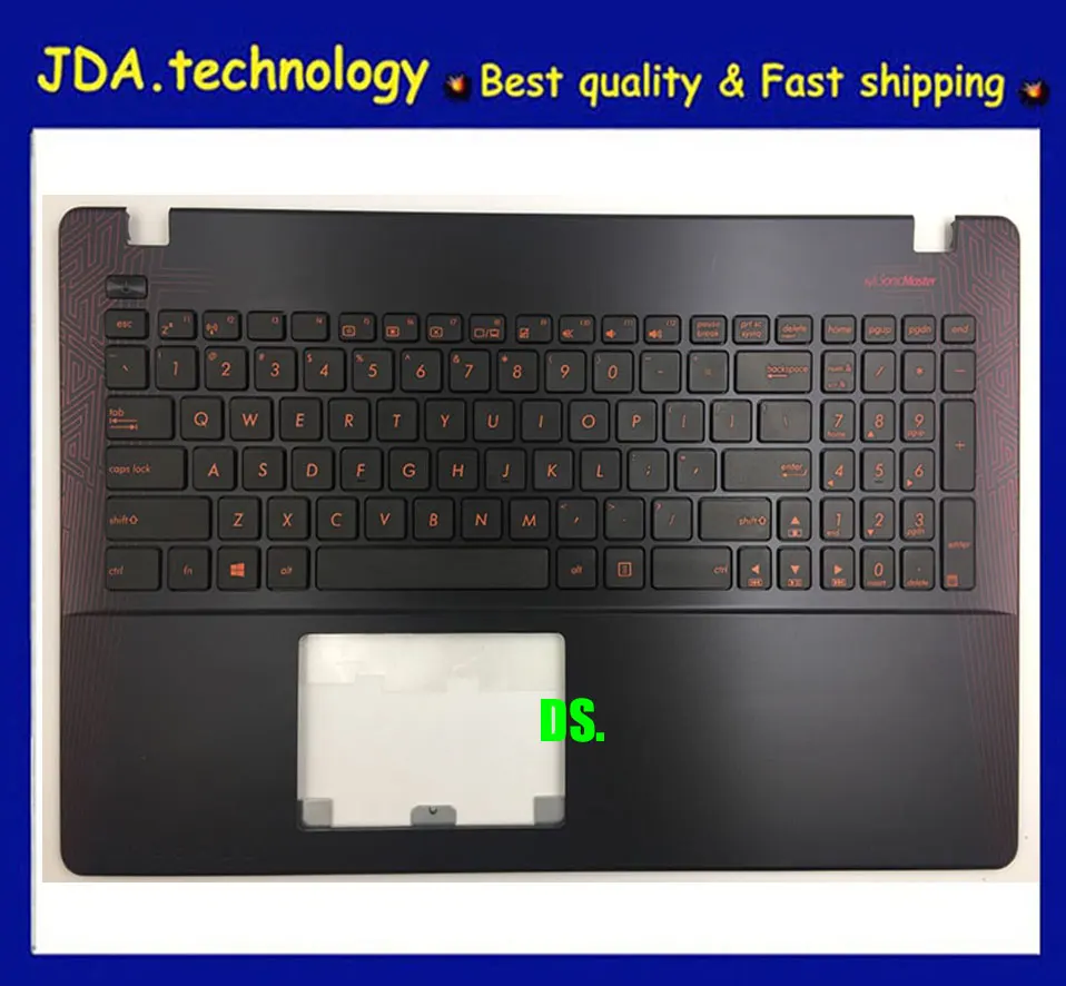 Wellendorff 95% Топ чехол для ноутбука ASUS W50V FX50 FX50J FX50JK A555Q A555B Упор для рук США клавиатура верхняя крышка