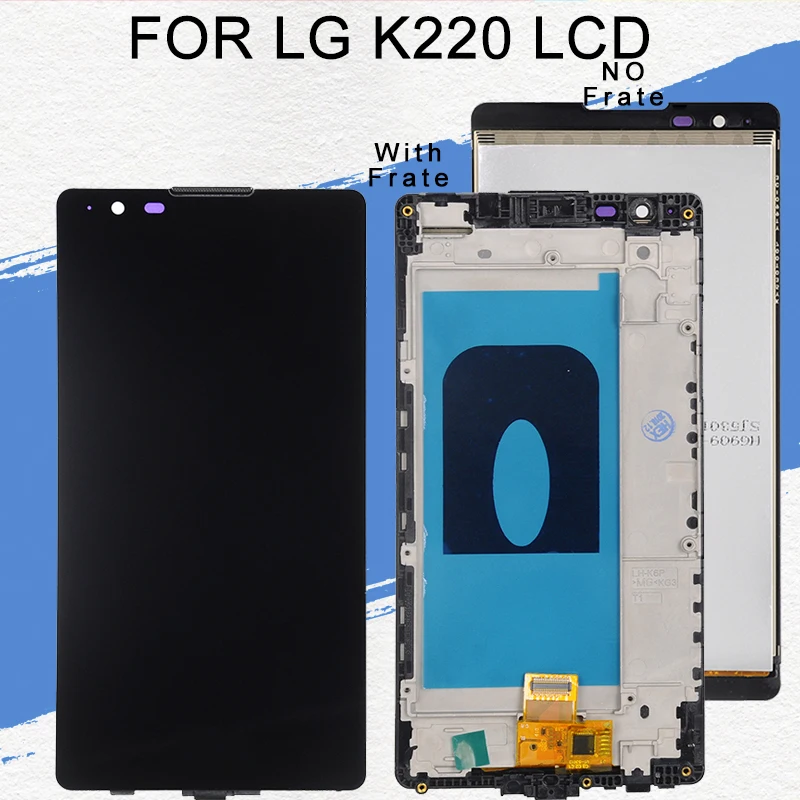 

Dinamico 5.3inch X Power Lcd For LG K220 Lcd K220F K450 Display With Touch Screen Digitizer Assembly With Frame Free Shipping