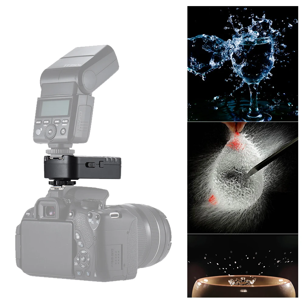 Andoer WS-16C E-TTL беспроводной трансивер триггера вспышки 2,4 GHz 1/8000s Высокоскоростная синхронизация для Canon для YongNuo