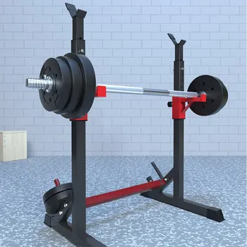 

350KG Adjustable Squat Rack Gym Home Fitness Muscle Weight Training Barbell Stand Trainer Weight Lifting Fitness Equipments