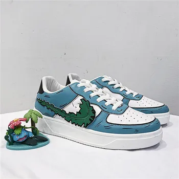

Brand Men Anime Sneakers 2020 Fashion Lace-up Casual Footwear Men Sneakers Breathable Vulcanized Shoes Teens Street Travel Shoes