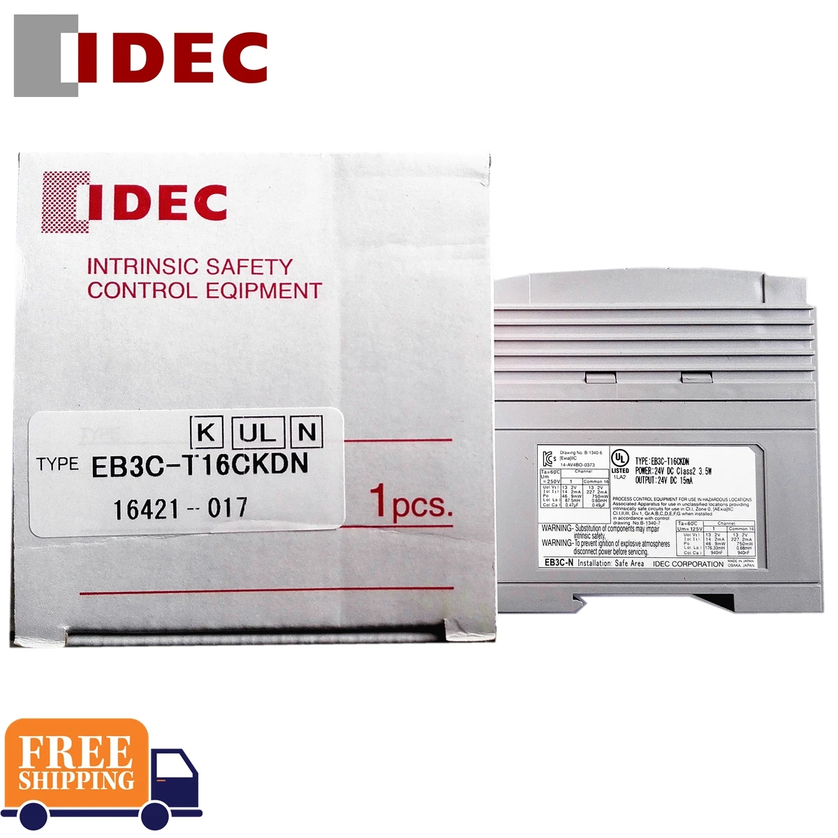 1 шт. IDEC EB3C-T16CKDN 24VDC подлинный