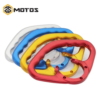 

ZS MOTOS CNC Aluminum Motorcycle Passenger Front Hand Grip Tank Grab Bar Handles Armrest Tank Safety System for Yamaha MT07/MT09