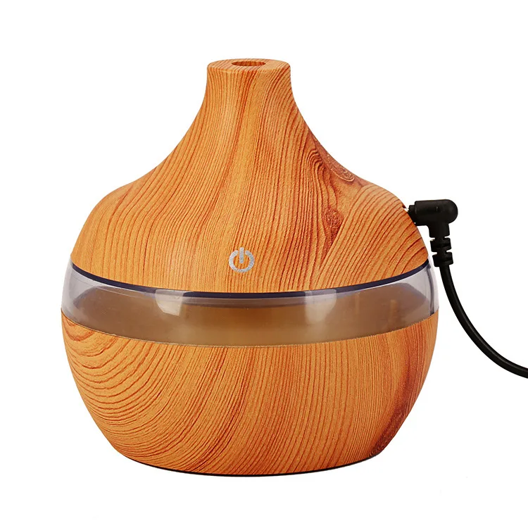 

Small USB Wood Grain Humidifier Air Atomizing Humidifier Cross Border Electricity Supplier Colorful Night Light Sprayer