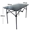 Outdoor Folding Table Chair   Camping Aluminium Alloy Picnic Table Waterproof Durable Folding Table Desk For 95*55*68cm ► Photo 2/6