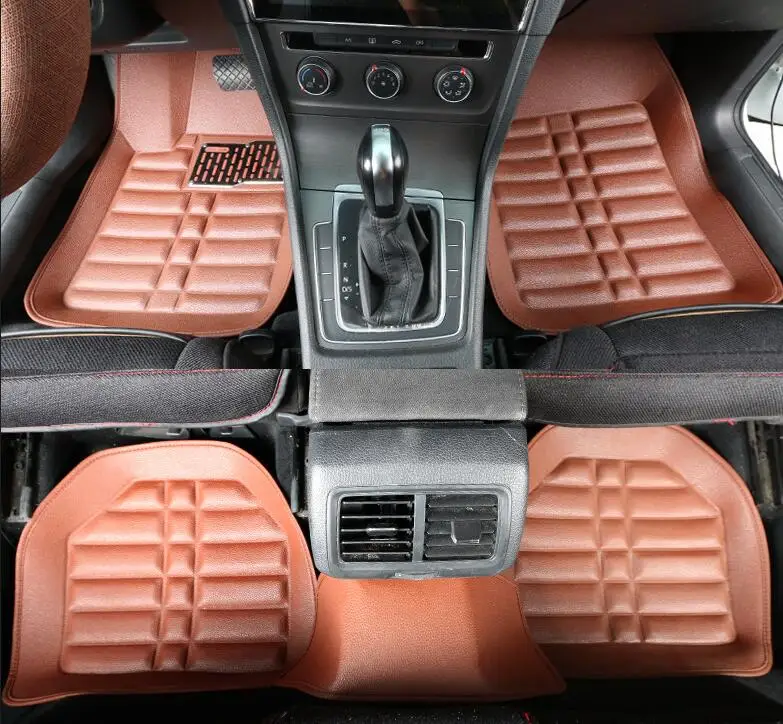 Универсальные автомобильные коврики для Volkswagen для touareg Passat Polo golf bora сагитар-маготан Teramont коврики