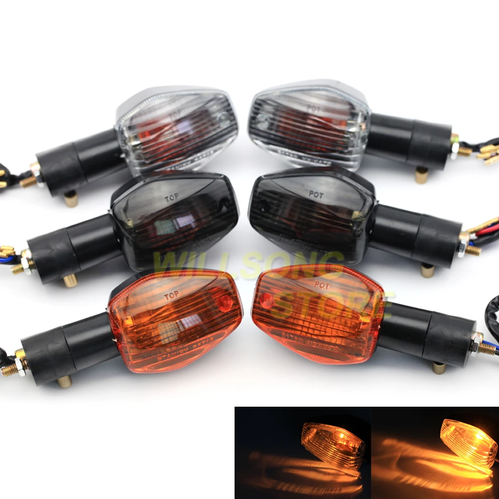 Передние и задние указатели поворота Световой индикатор для HONDA VTR 250 XL700V CBF 600N 1000F