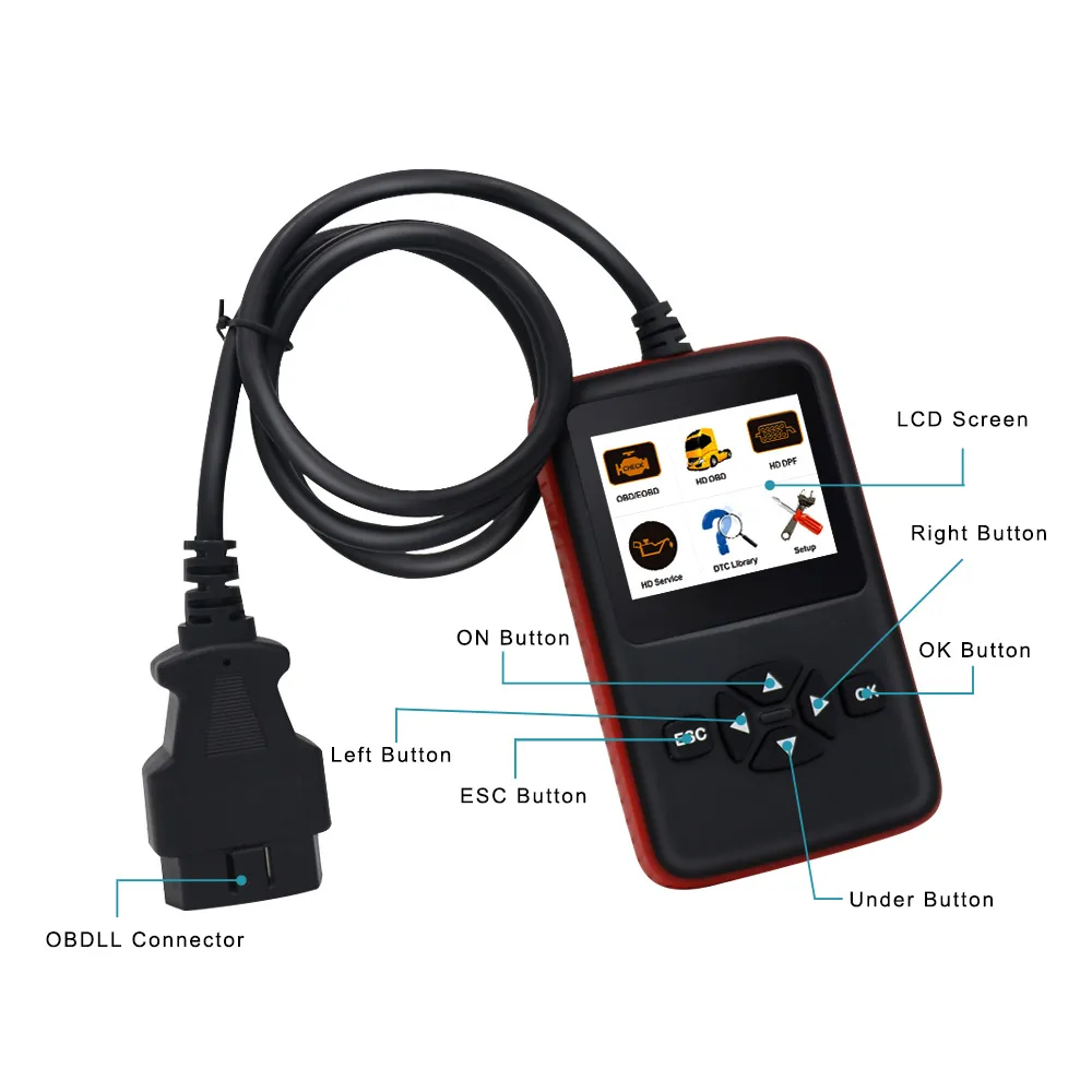 AOSHIKE 2019 New Universal Car Lanch OBD Diagnostic-Tool OBDII Protocols Code Reader Tuning Smart Scan Tool