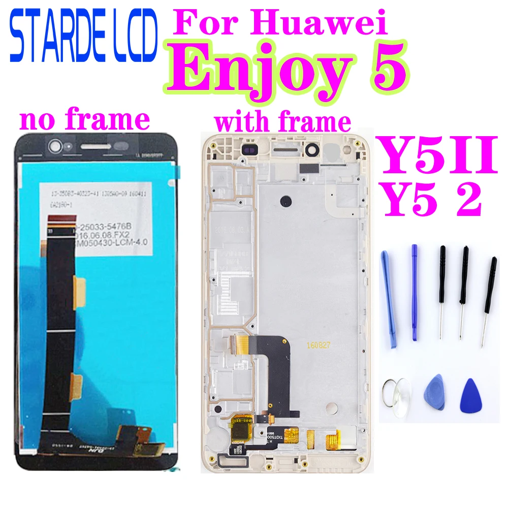 

For Huawei Y5 II LCD Display Touch Screen Digitizer Assembly For Y5II Y5 2 CUN-L03 CUN-L23 CUN-L33 CUN-L21 Cun-u29 Enjoy 5 LCD
