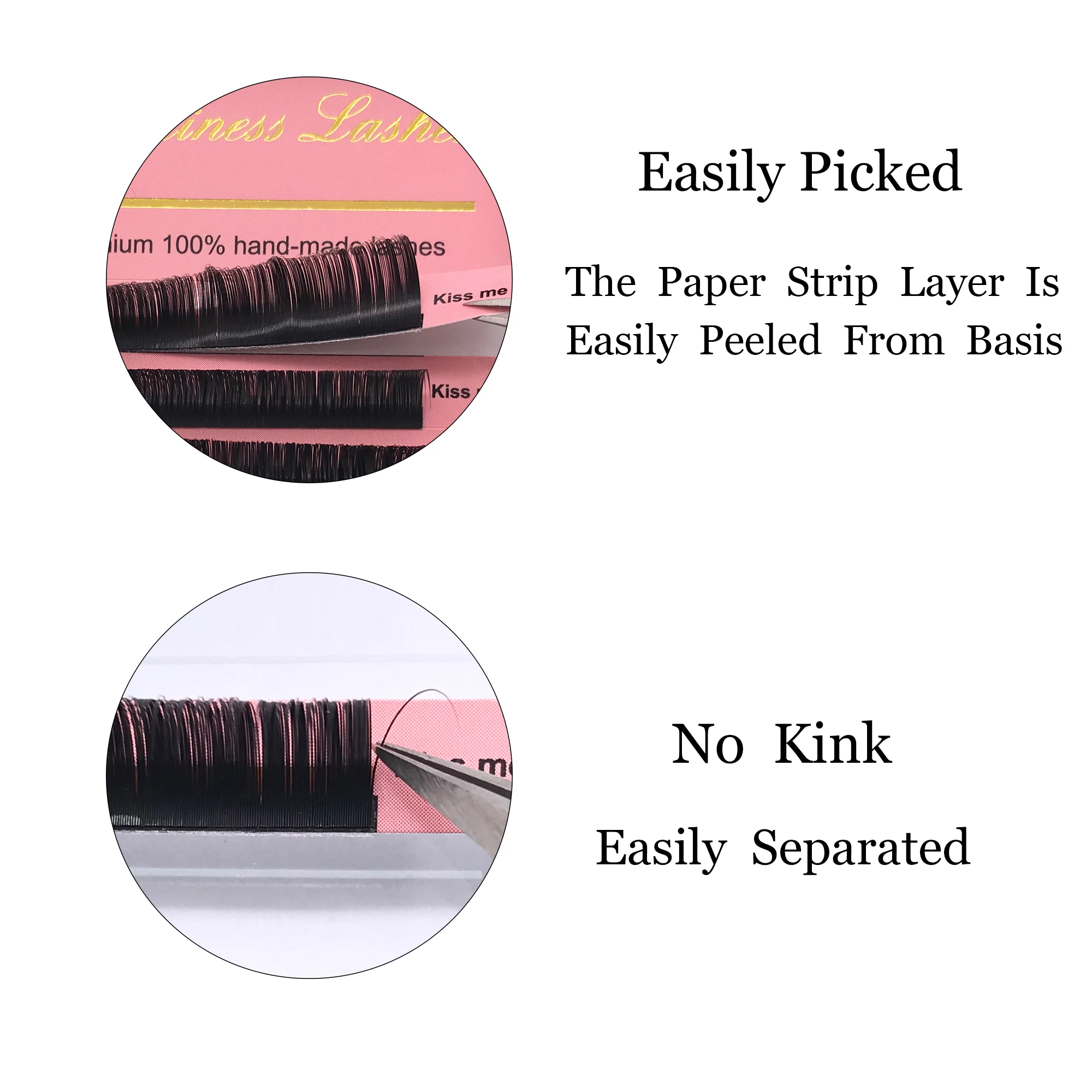 

Eyelash Extension Long Individual Black Matte Mink Silk Premium Classic Lashes Makeup For Personal Customization