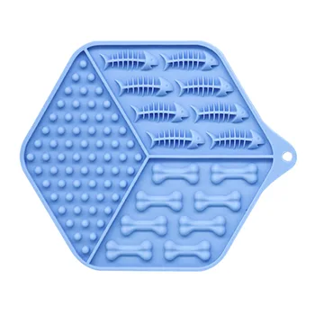 

Practical Home Funny Treats Food Dispenser Anxiety Relief Dogs Cats Calming Multifunction Pet Licking Mat Silicone Slow Feeder