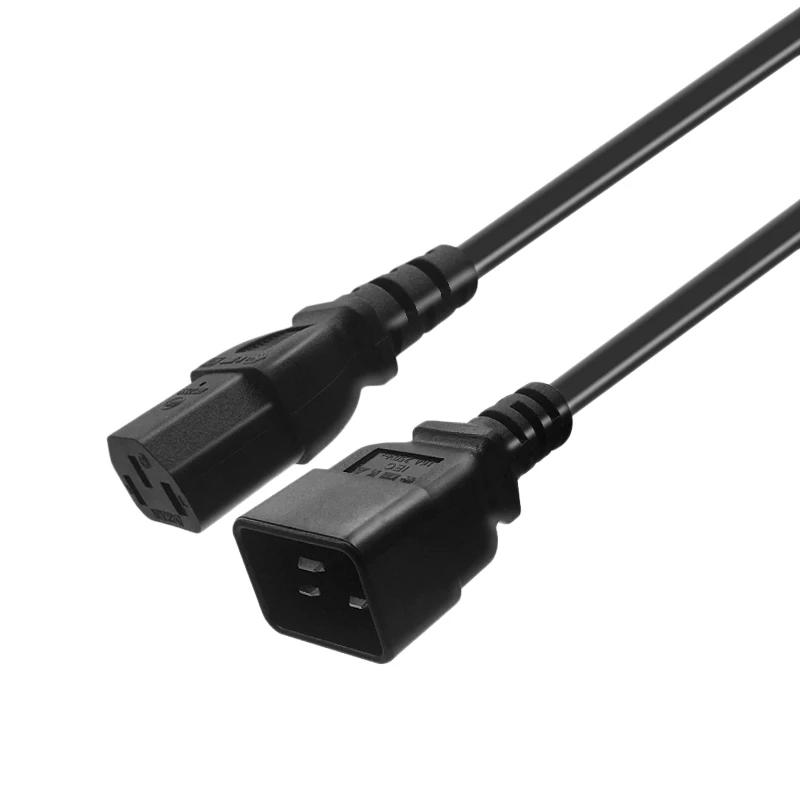 IEC 320 C13 To C20 AC Power Supply Extension Cord Adapter For PDU UPS(1.8M) | Обустройство дома