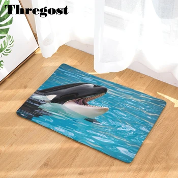 

Thregost 3D Printed Carpet Rugs for Stair Steps Indoor Doormat Non Slip Bathtub Mat Water Absorption Rug 40x60cm