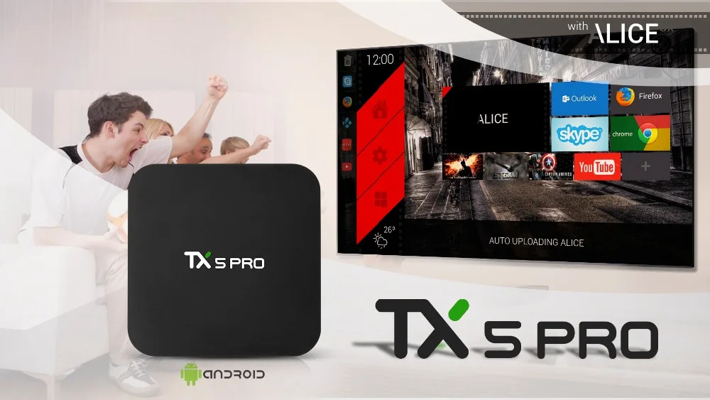 

TANIX TX5 PRO Android 8.1 Smart TV Box Amlogic S905X2 Quad Core 2.4G 5.8G WiFi 4K H.265 Set-top Box Media Player