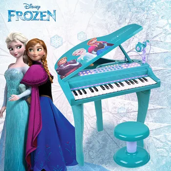 

Disney Frozen 2 Piano Princess Electronic Keyboard Children Educational Toys Action Figure Model Toy Girls Boys Gifts M5503